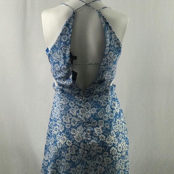 Topshop Cornflower Cutout Slipdress - Picture 7 of 7